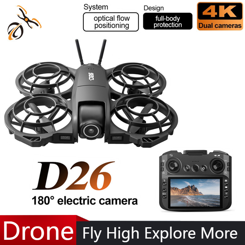Drone Gimbal 2 Axis - D26 Drone 4K Aerial HD 180°