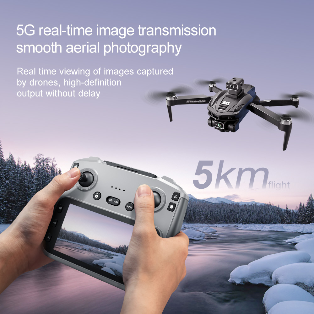 V168 PRO Max GPS Drone 8K Prof - Drone Gimbal Brushless recension och pris