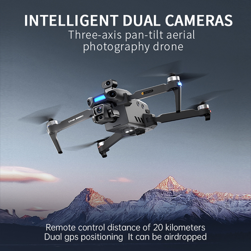 2026 New 8K Dual Camera Drone  - Drone Gimbal Brushless recension och pris