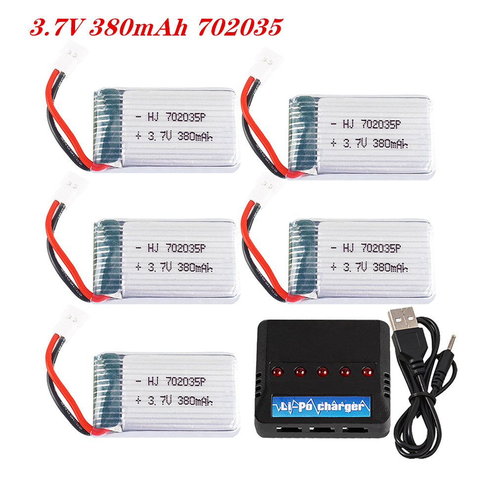 3.7V 380mah 702035 Lipo Batter - Drone Gimbal 2 Axis recension och pris