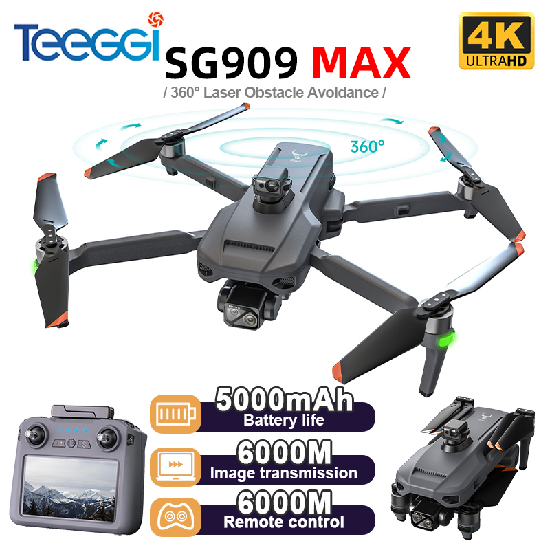 Teeggi SG909 MAX GPS Drone Wit - Drone Gimbal Case recension och pris