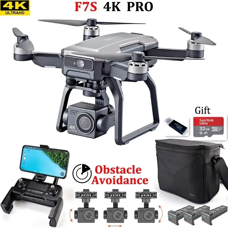 SJRC F7s 4K PRO Drone 4K obsca - Drone Gimbal Brushless recension och pris
