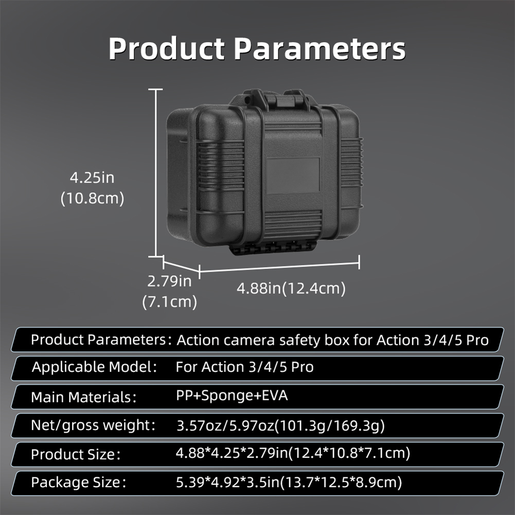 Hard Case Waterproof Box for D - Drone Gimbal Case recension och pris