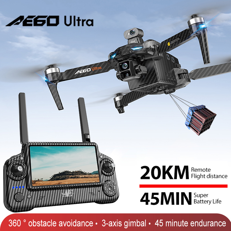 AE60 GPS Drone Professional 8K - Drone Gimbal Brushless recension och pris