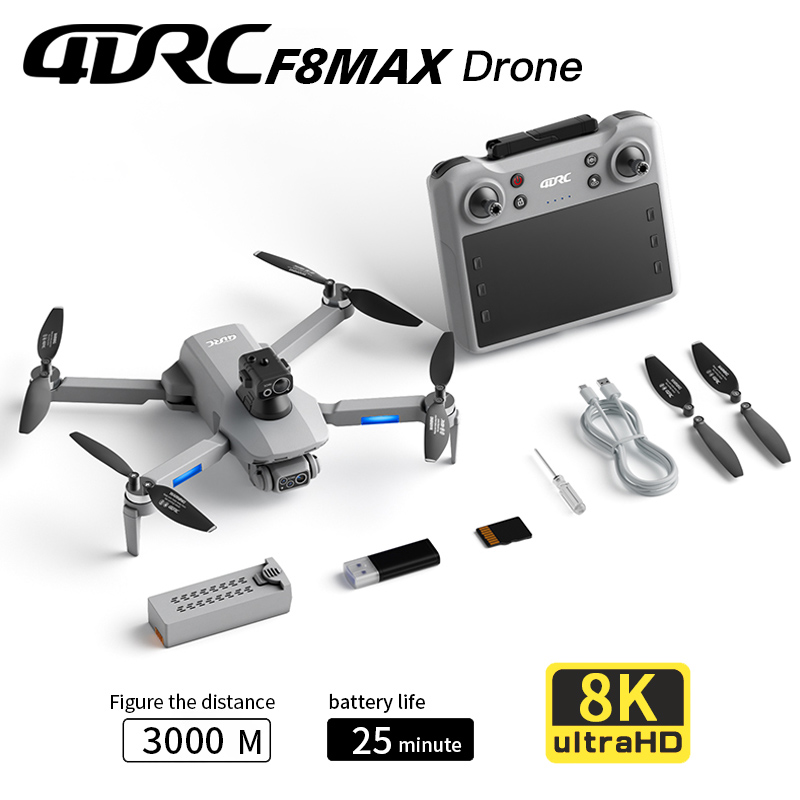 F8 MAX GPS Drone Professional  - Drone Gimbal Brushless recension och pris