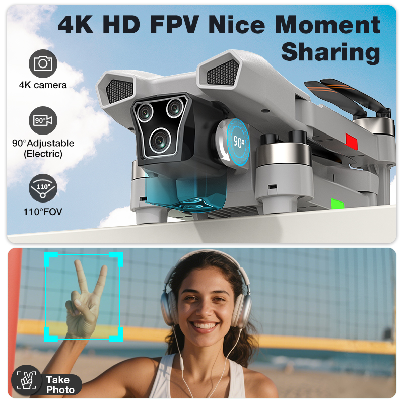 NEW Hot L017 Pro Drone Brushle - Drone Gimbal 2 Axis recension och pris